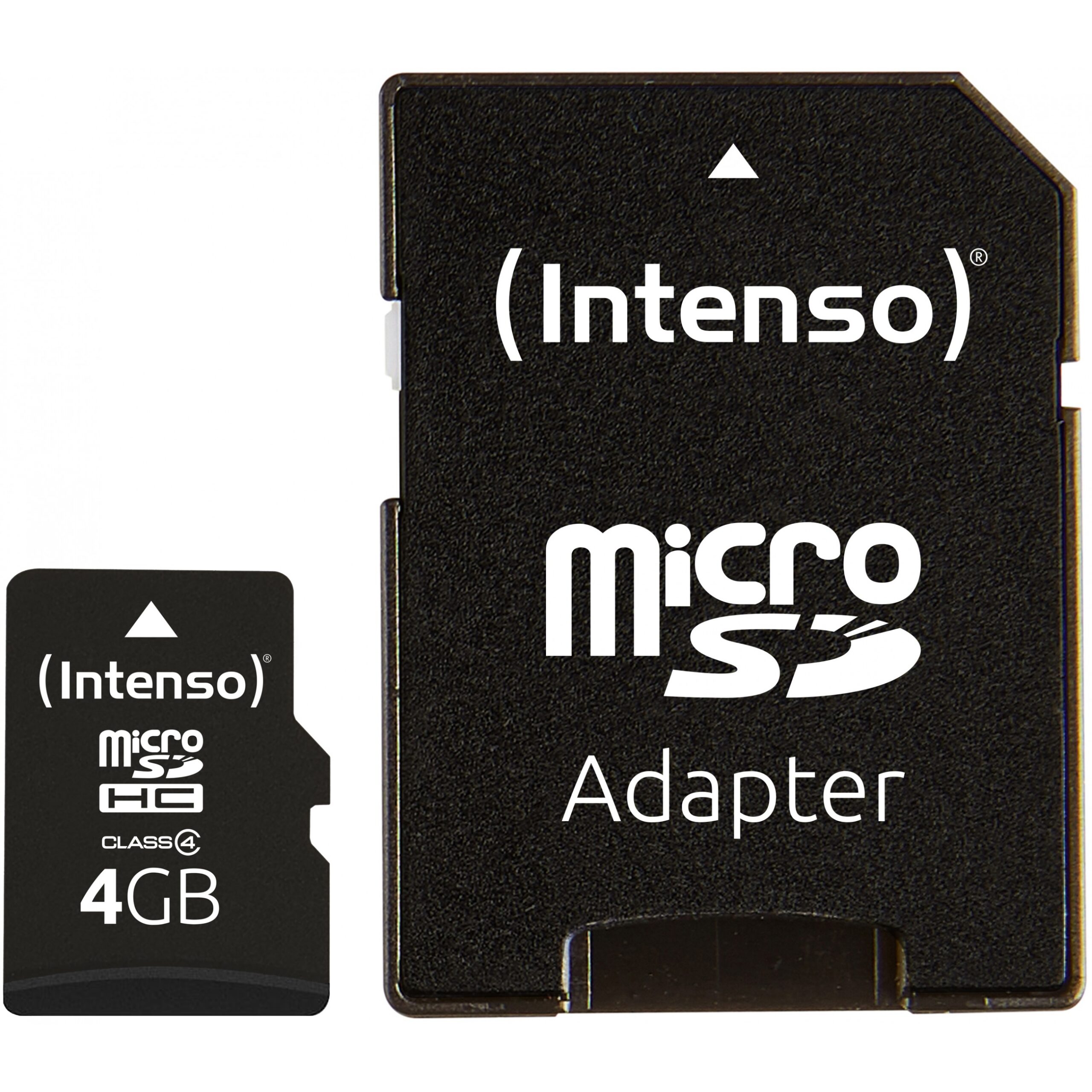 Kartë memorie SD CARD 4GB Intenso MicroHC 21MB/s +Adapter - Figura 2