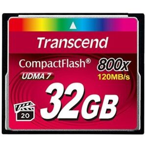 Kartë memorie SD CARD CompactFlash 32GB Transcend TS32GCF800. MLC