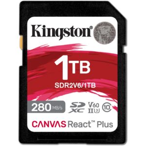 Kartë memorie SD CARD 1TB Kingston XC React+ 280R/150W Reader