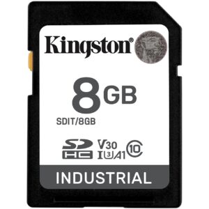 Kartë memorie SD CARD 8GB Kingston HC Industrial -40C to 85C