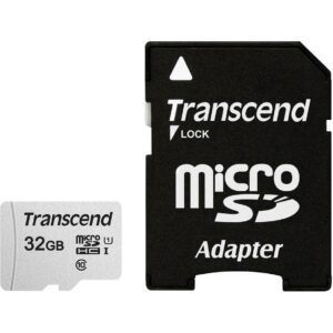 Kartë memorie SD CARD microSD 32GB Transcend SDHC USD300S-A w/Adapter