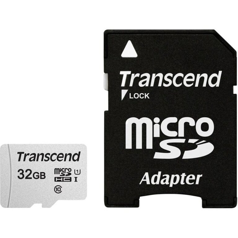 Kartë memorie SD CARD microSD 32GB Transcend SDHC USD300S-A w/Adapter