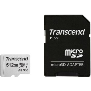 Kartë memorie SD CARD microSD 512GB Transcend SDXC USD300S-A w/Adapter
