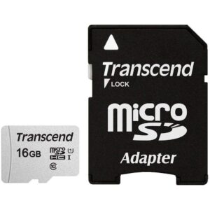 Kartë memorie SD CARD microSD 16GB Transcend SDHC USD300S-A w/Adapter