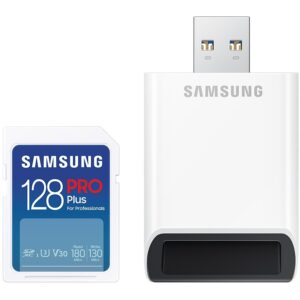 Kartë memorie SD CARD 128GB Samsung XC PRO Plus (2023)(CL10) Reader