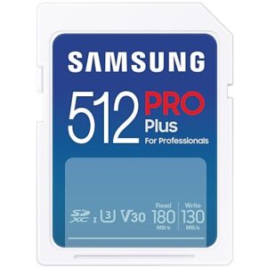 Kartë memorie SD CARD 512GB Samsung XC PRO Plus (2023)(CL10) Reader