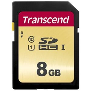 Kartë Memorie SD CARD 8GB Transcend SDHC SDC500S 95/60 MB/s
