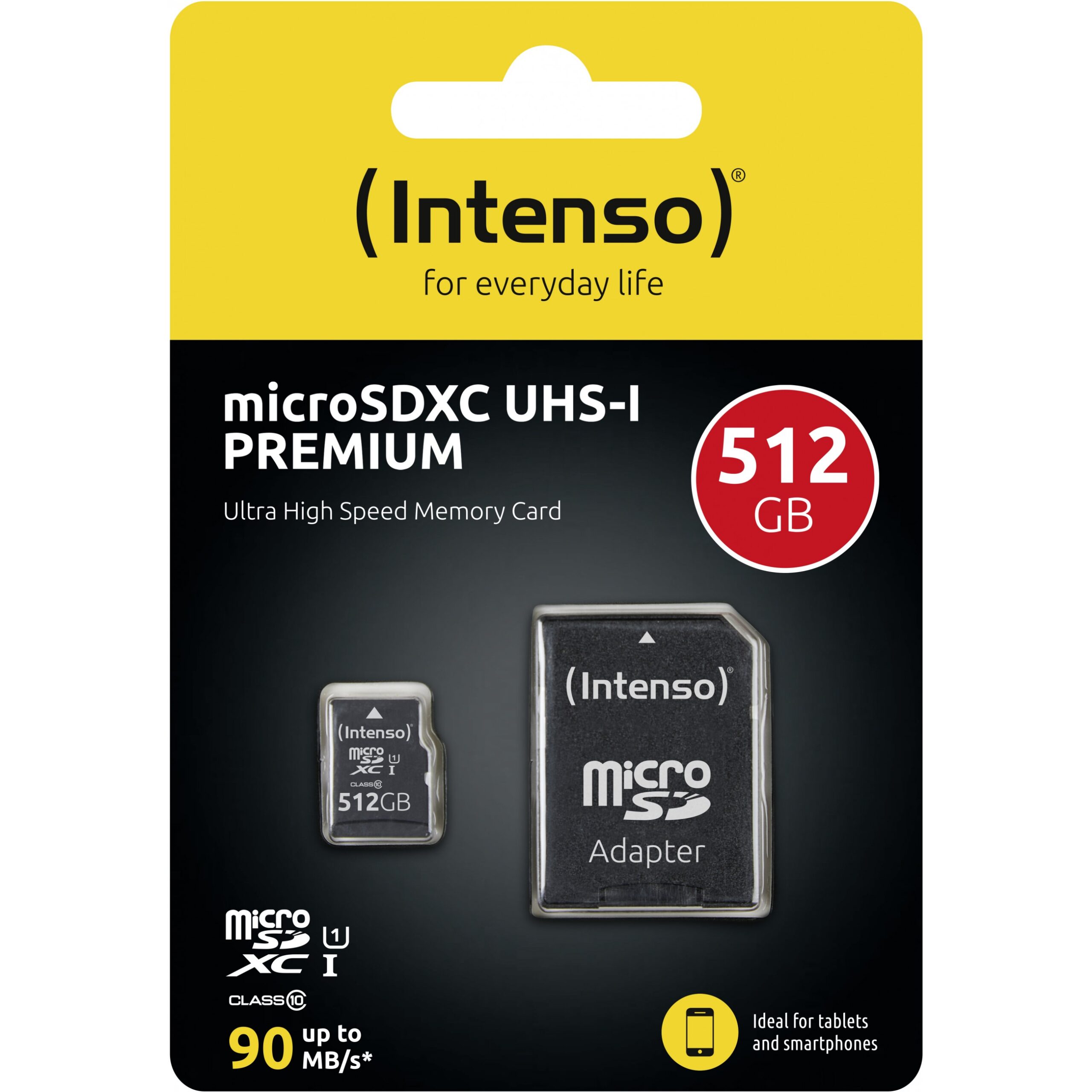 Kartë Memorie SD CARD Intenso Speicherkarte microXC-Card PREMIUM 512 GB - Figura 2