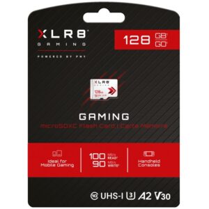 Kartë Memorie SD CARD Micro XC Card 128GB PNY XLR8 Gaming Class 10 U3 V30 retail