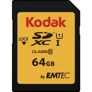 Kartë Memorie SD CARD Kodak 64GB UHS-I U1 V10 Premium