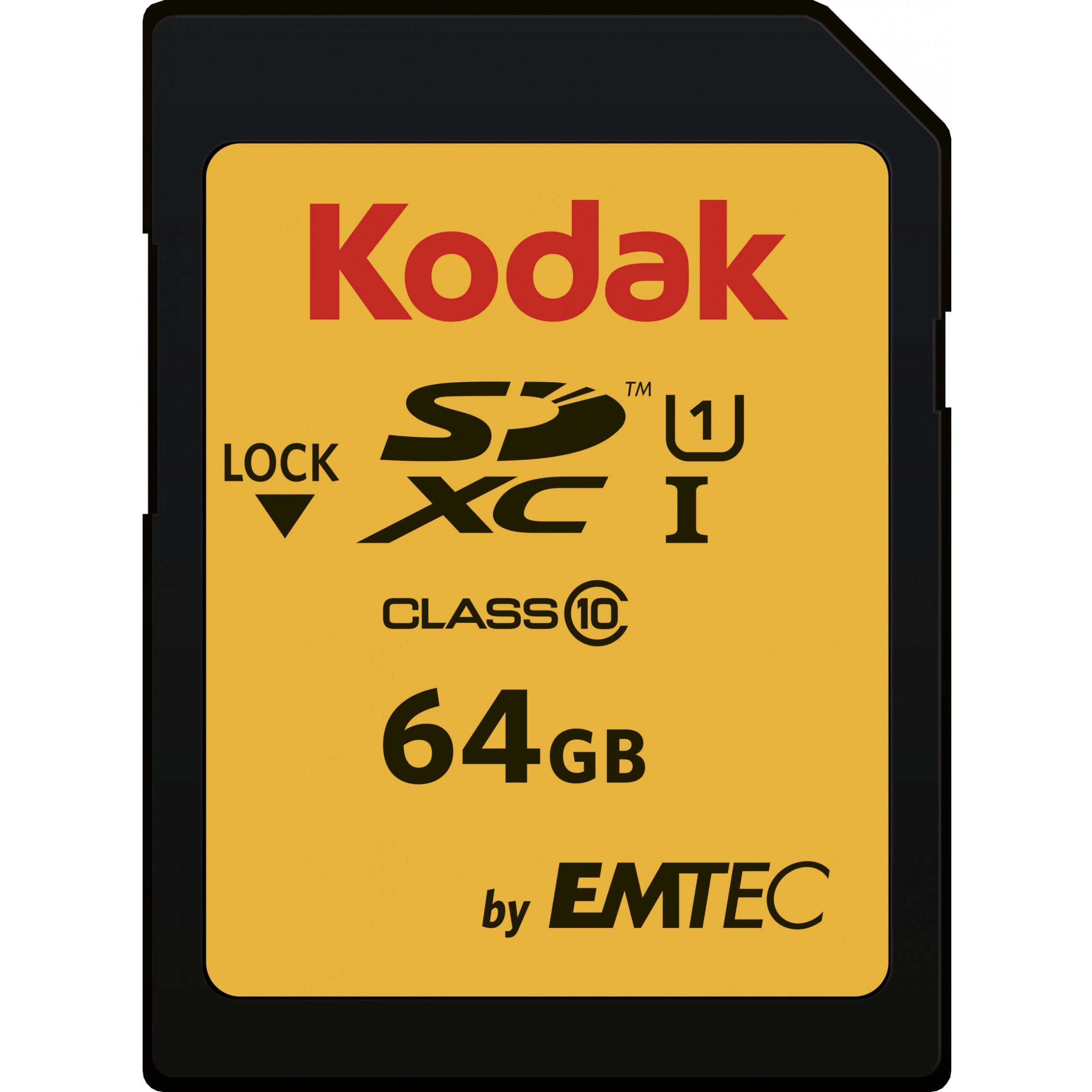 Kartë Memorie SD CARD Kodak 64GB UHS-I U1 V10 Premium