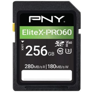 Kartë Memorie SD CARD XC 256GB PNY X-PRO 60 Class 10 UHS-II retail