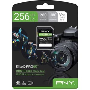Kartë Memorie SD CARD XC 256GB PNY X-PRO 60 Class 10 UHS-II retail