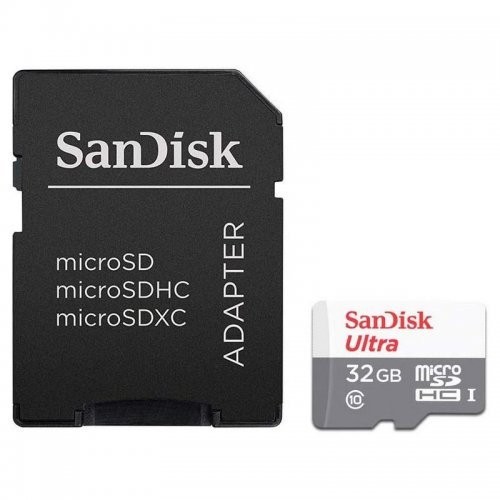 Kartë Memorie SD CARD 32GB SANDISK ULTRA MICROHC +