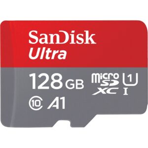 Kartë Memorie SD CARD 128GB SANDISK ULTRA MICROXC +