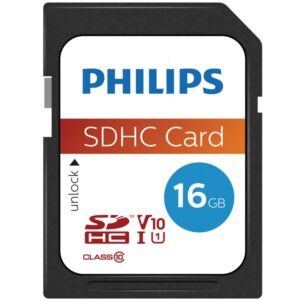 Kartë Memorie SD CARD Philips HC Card 16GB Class 10 UHS-I U1