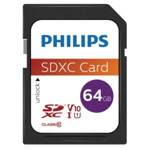 Kartë Memorie SD CARD Philips XC Card 64GB Class 10 UHS-I U1