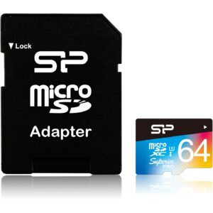 Kartë Memorie SD CARD Micro 64GB Silicon Power UHS1(U3) Superior Pro Col+Ad