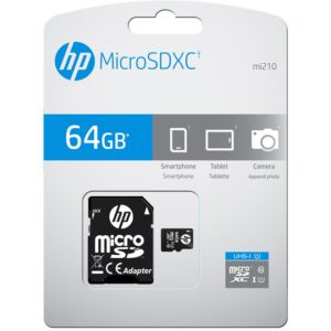 Kartë Memorie SD CARD MicroSD HC 64GB PNY HP mi210