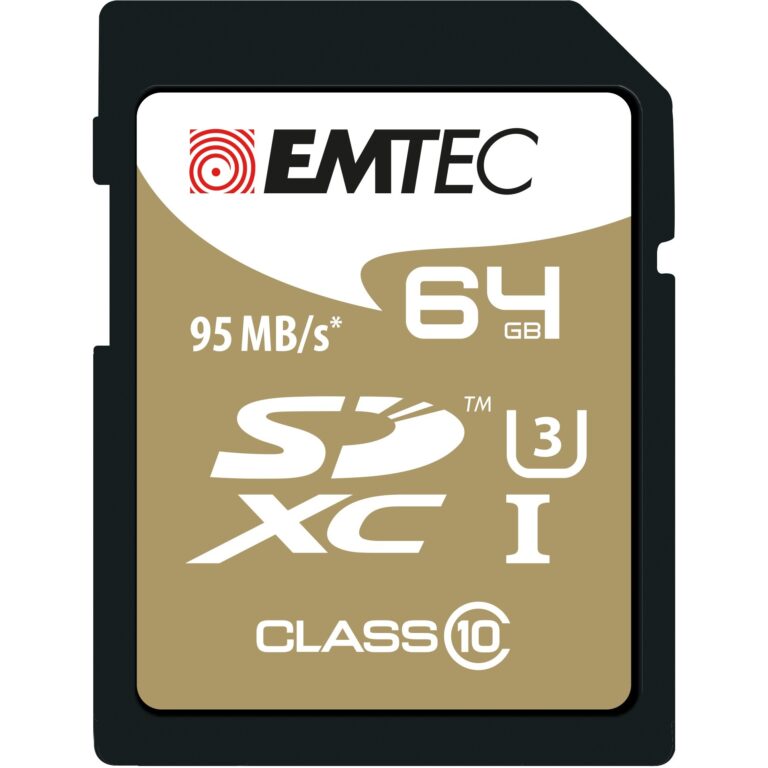 Kartë Memorie SD CARD Emtec 64GB UHS-I U3 V30 SpeedIN Pro