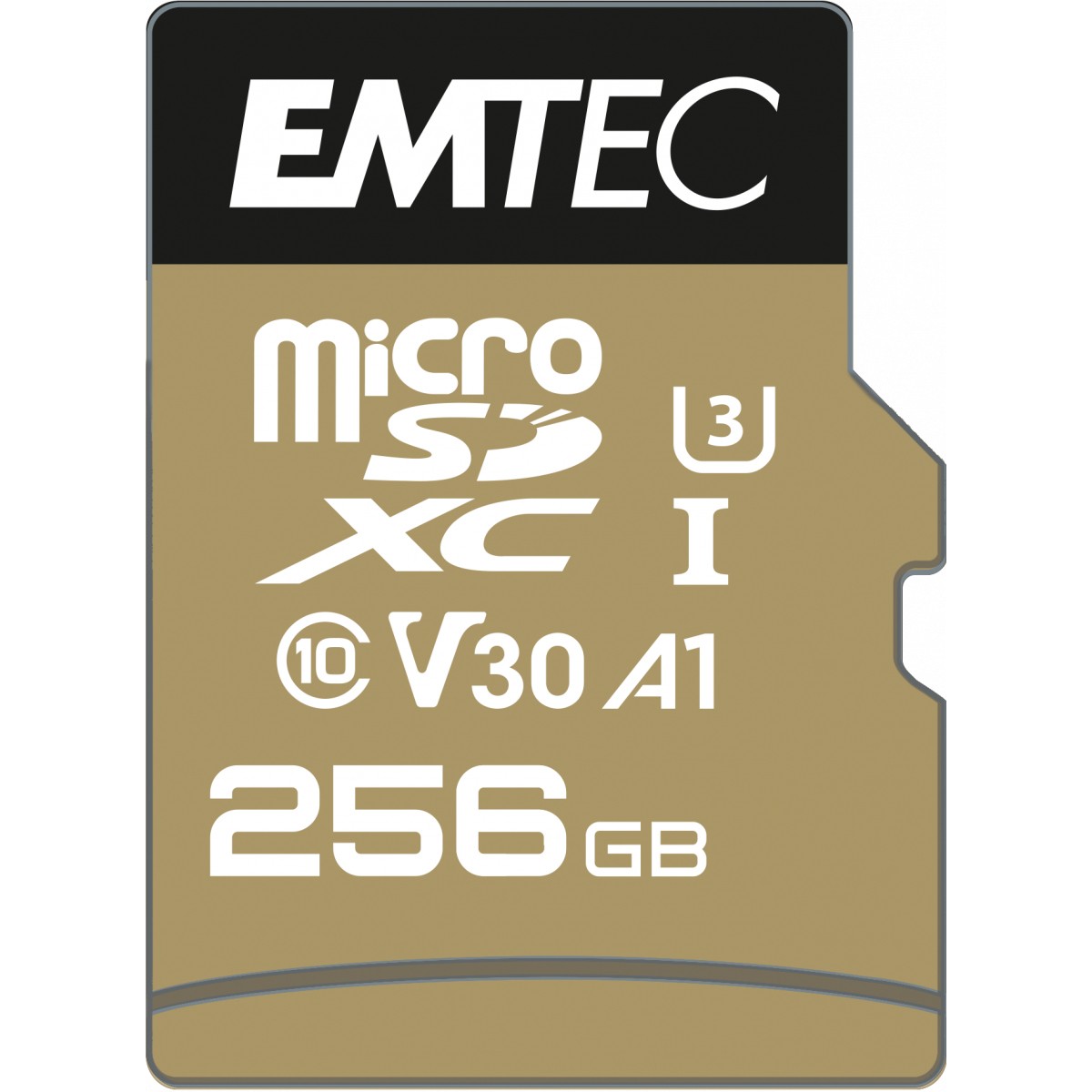 Kartë Memorie SD CARD Emtec m256GB UHS-I U3 V30 A1 SpeedIN Pro + Adapter