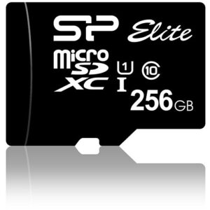 Kartë Memorie SD CARD Micro256GB Silicon Power UHS-1 Elite/CL.10 inkl. Adap