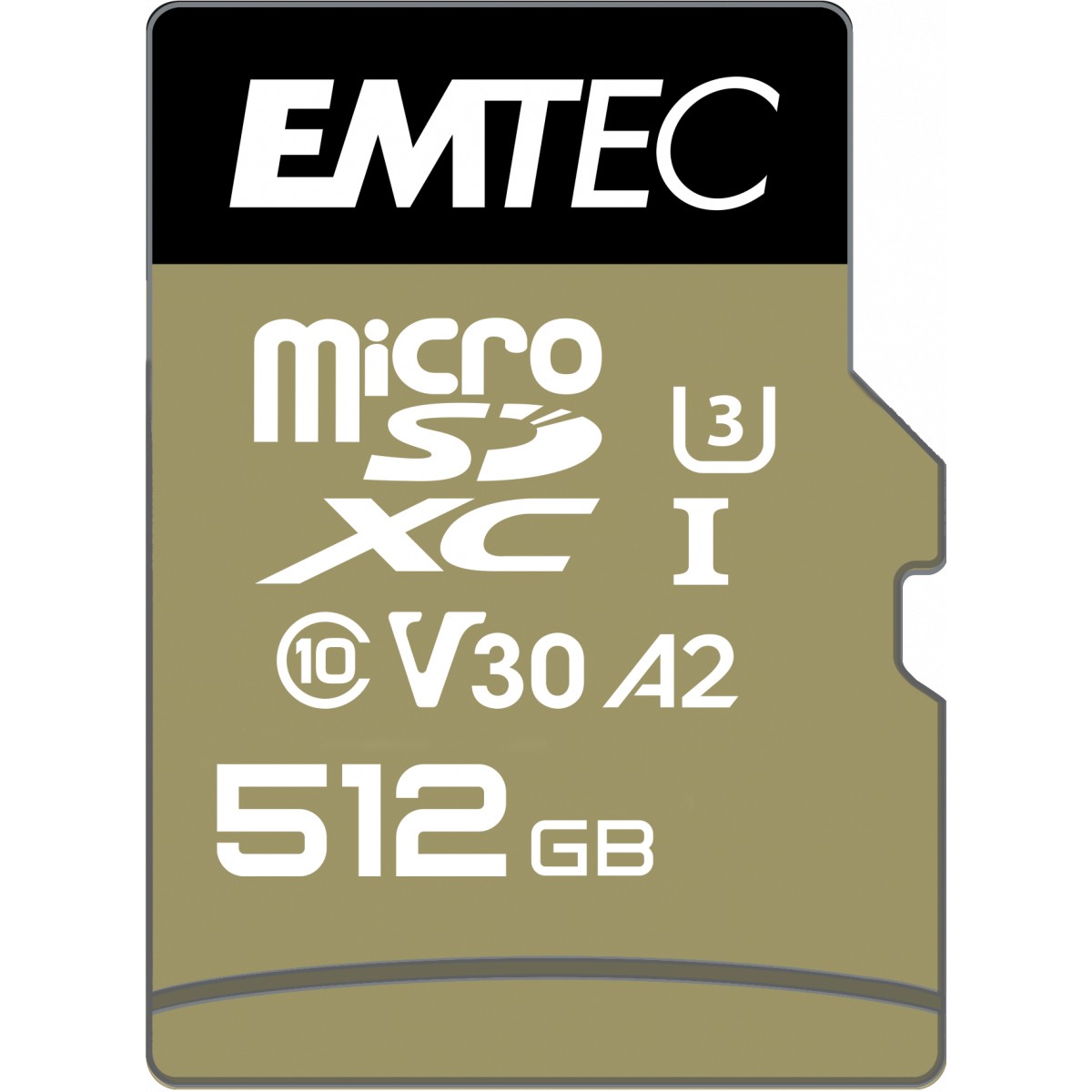 Kartë Memorie SD CARD Emtec m512GB UHS-I U3 V30 A2 SpeedIN Pro + Adapter