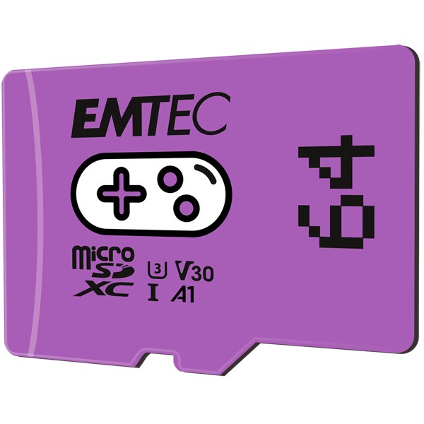 Kartë Memorie SD CARD Emtec m64GB UHS-I U3 V30 A1 Gaming Purple - Figura 2
