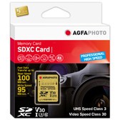 Kartë Memorie SD CARD AgfaPhoto SDXC UHS I 128GB Professional High Speed U3 V30