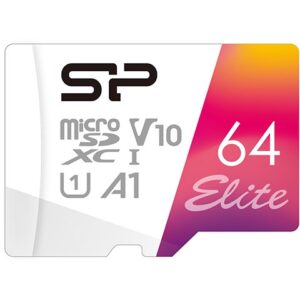 Kartë Memorie SD CARD Micro 64GB Silicon Power UHS-1 Elite/CL.10 ink AdNEU