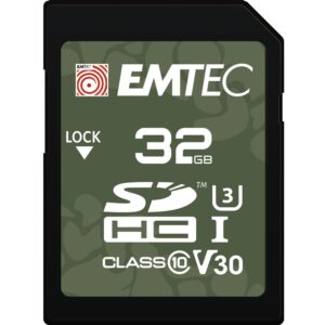Kartë Memorie SD CARD Emtec 32GB UHS-I U3 V30 Outdoor
