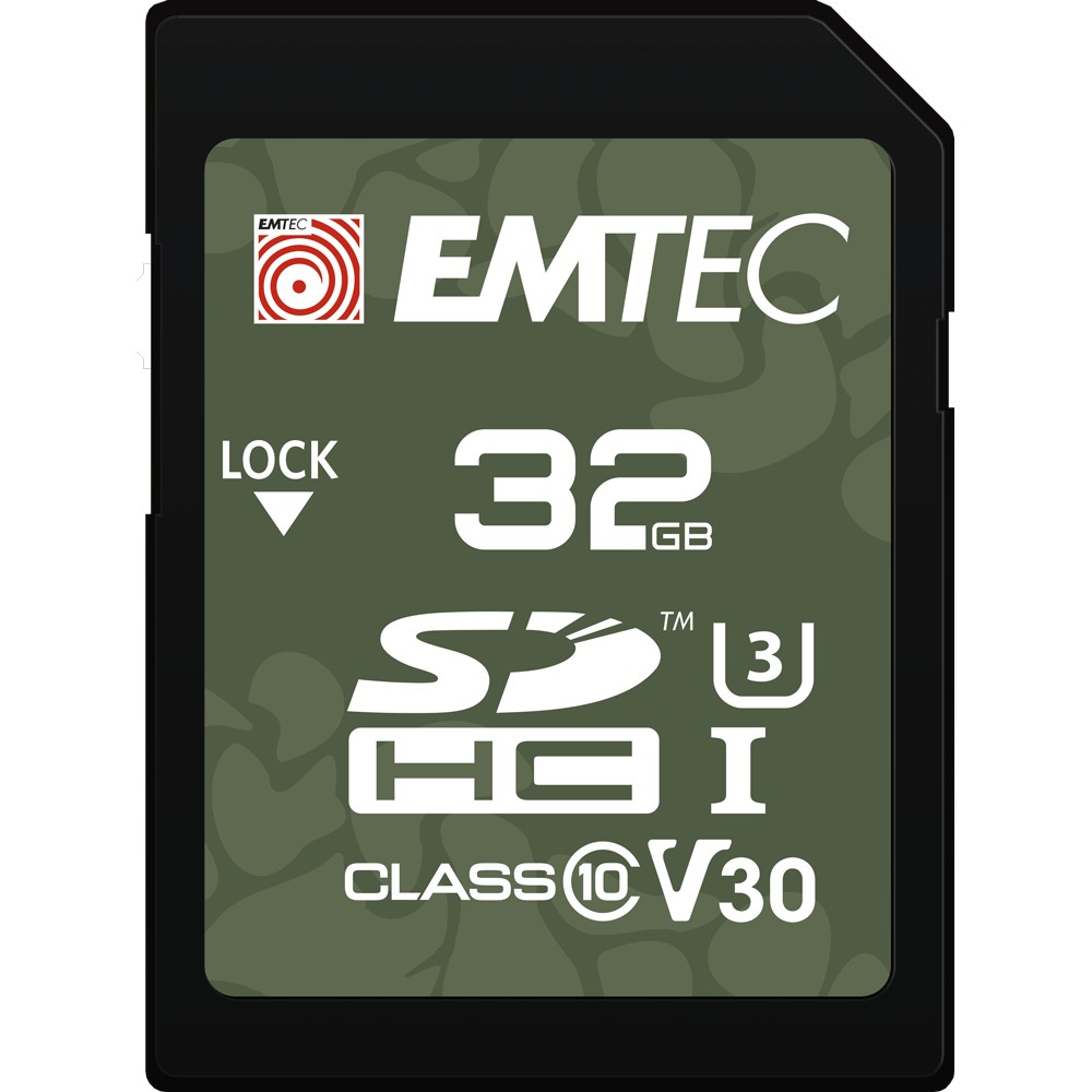 Kartë Memorie SD CARD Emtec 32GB UHS-I U3 V30 Outdoor