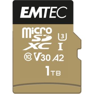 Kartë Memorie SD CARD Emtec m1TB UHS-I U3 V30 A2 SpeedIN