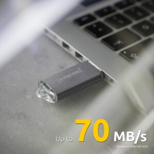 USB Flash Drive STICK Intenso Jet Line Aluminium 32GB 3.2 Gen 1x1 - Silver