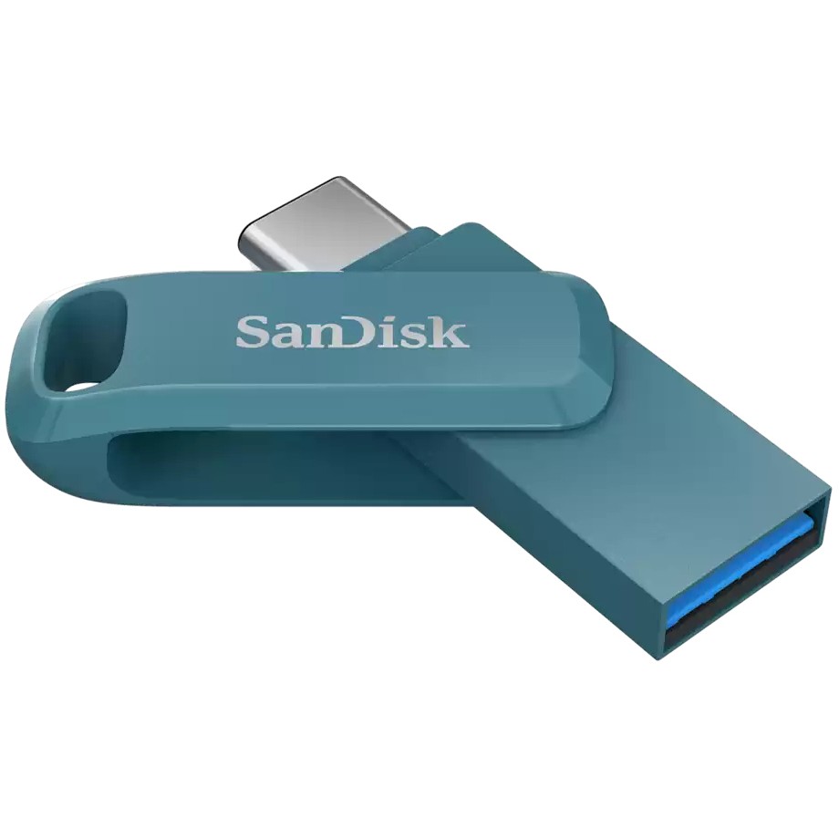 USB Flash Drive STICK SANDISK ULTRA DUAL DRIVE GO USB - Blu - Figura 2