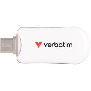 USB Flash Drive STICK Verbatim Plectra128GB USB-C 30229 - e bardhë