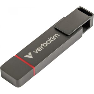 USB Flash Drive STICK Verbatim Dual QuickStick 256GB USB-A/C 3.2 Gen1 - Silver