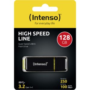 USB Flash Drive STICK Intenso High Speed Line 128 GB - e zezë