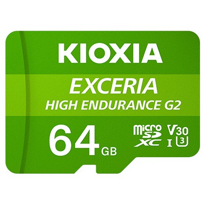 Kartë Memorie SD CARD KIOXIA microSD-Card Exceria High Endurance 64GB