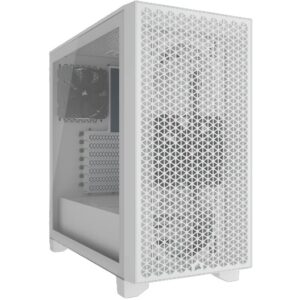 Kasë Corsair 3000D Tempered Glass Mid Tower / (CC-9011252-WW) – Bardhë