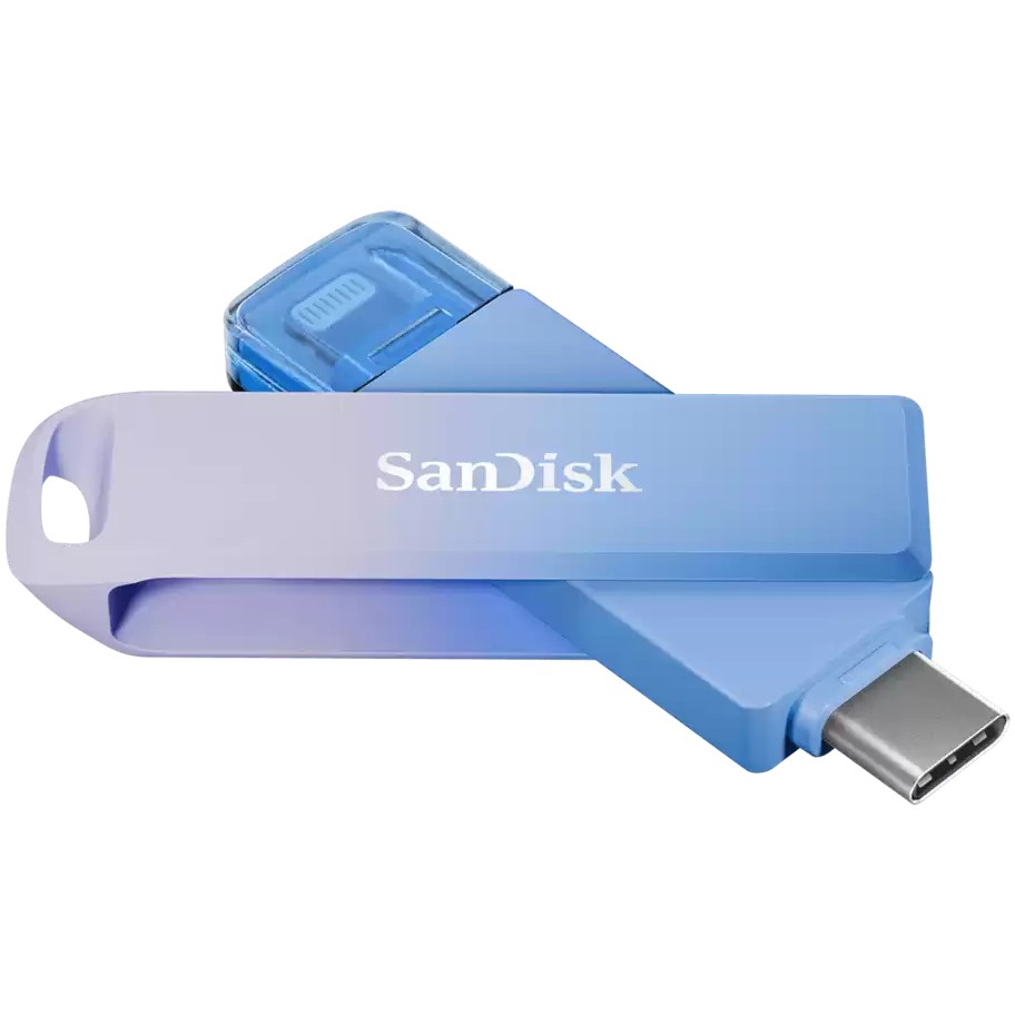 USB Flash Drive STICK SanDisk Creator Phone Drive Lightning/USB-C 256GB - Blu - Figura 3