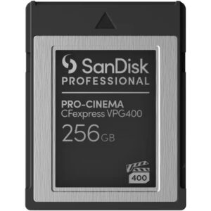 Kartë Memorie SD CARD SANDISK Professional PRO-CINEMA 256GB CFexpress VPG400 Type B upto 1700MB/s Read 1400MB/s Write