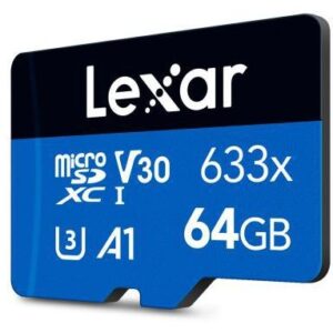 Kartë Memorie SD CARD Lexar 64GB High-Performance 633x microSDXC UHS-I