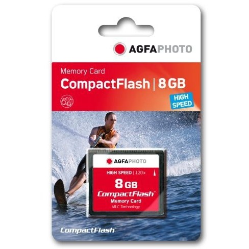 Kartë Memorie SD CARD AgfaPhoto Compact Flash 8GB High Speed 233x MLC