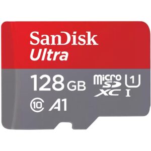 Kartë Memorie SD CARD SanDisk Ultra - Flash-Speicherkarte (microSDXC-an-SD-Adapter inbegriffen) - 128 GB