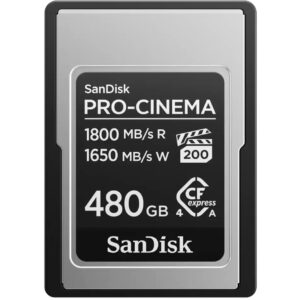 Kartë Memorie SD CARD PRO-CINEMA CFexpress Type A 480GB