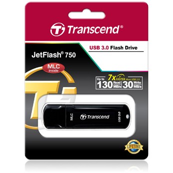 USB Flash Drive STICK 16GB Transcend JetFlash 750 USB3.1 - e zezë (MLC) - Figura 2