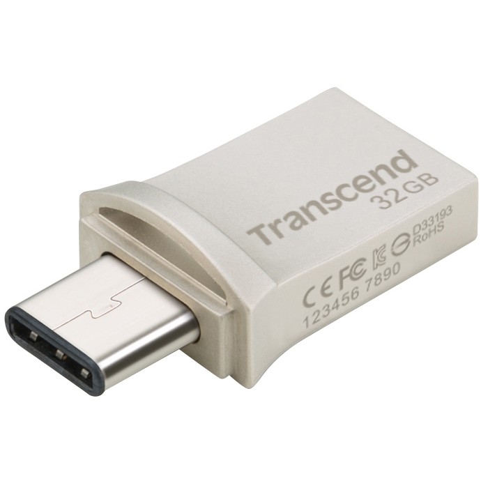 USB Flash Drive STICK 32GB Transcend JetFlash 890 USB 3.1 Typ-C/A - e bardhë - Figura 5