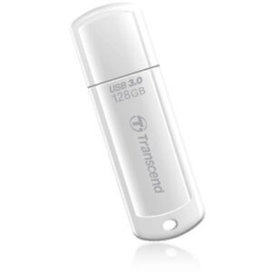USB Flash Drive STICK 128GB Transcend JetFlash 730 USB 3.1 - e bardhë