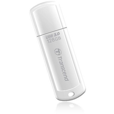 USB Flash Drive STICK 128GB Transcend JetFlash 730 USB 3.1 - e bardhë